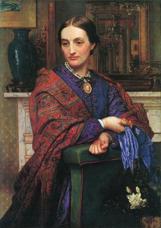 William Holman Hunt Portrait of Fanny Holman Hunt